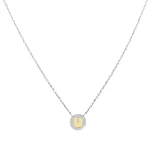 Nomination My Bon Bon Necklace Letter U, 24K Gold