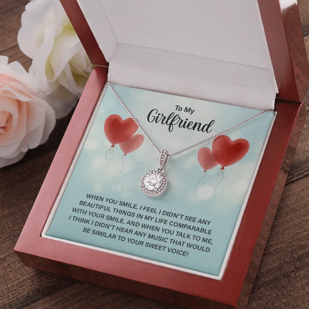 Nothing is comparable to your smile-Eternal Hope Necklace for Girlfriend