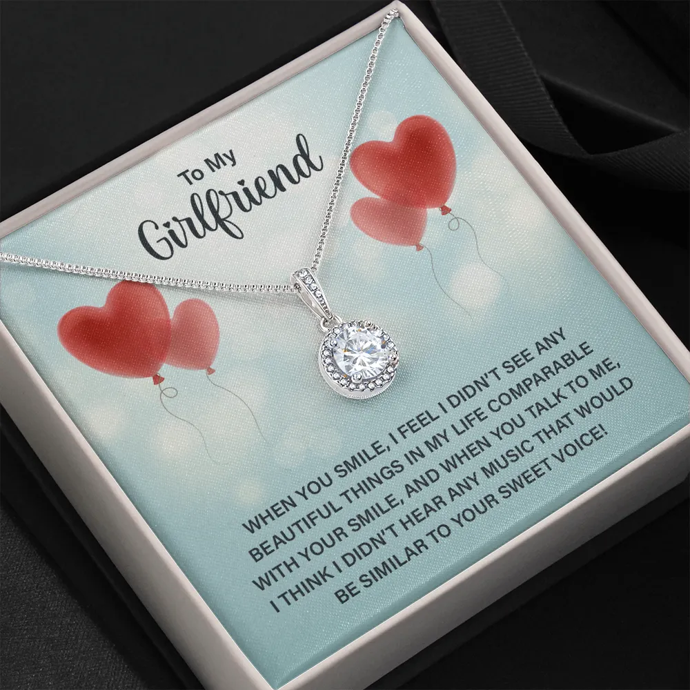 Nothing is comparable to your smile-Eternal Hope Necklace for Girlfriend