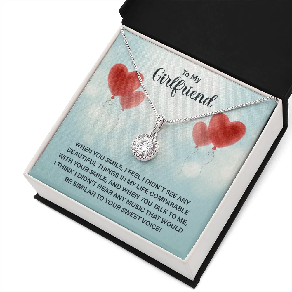 Nothing is comparable to your smile-Eternal Hope Necklace for Girlfriend