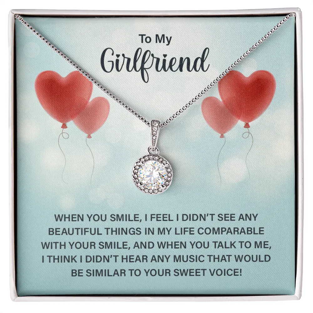 Nothing is comparable to your smile-Eternal Hope Necklace for Girlfriend