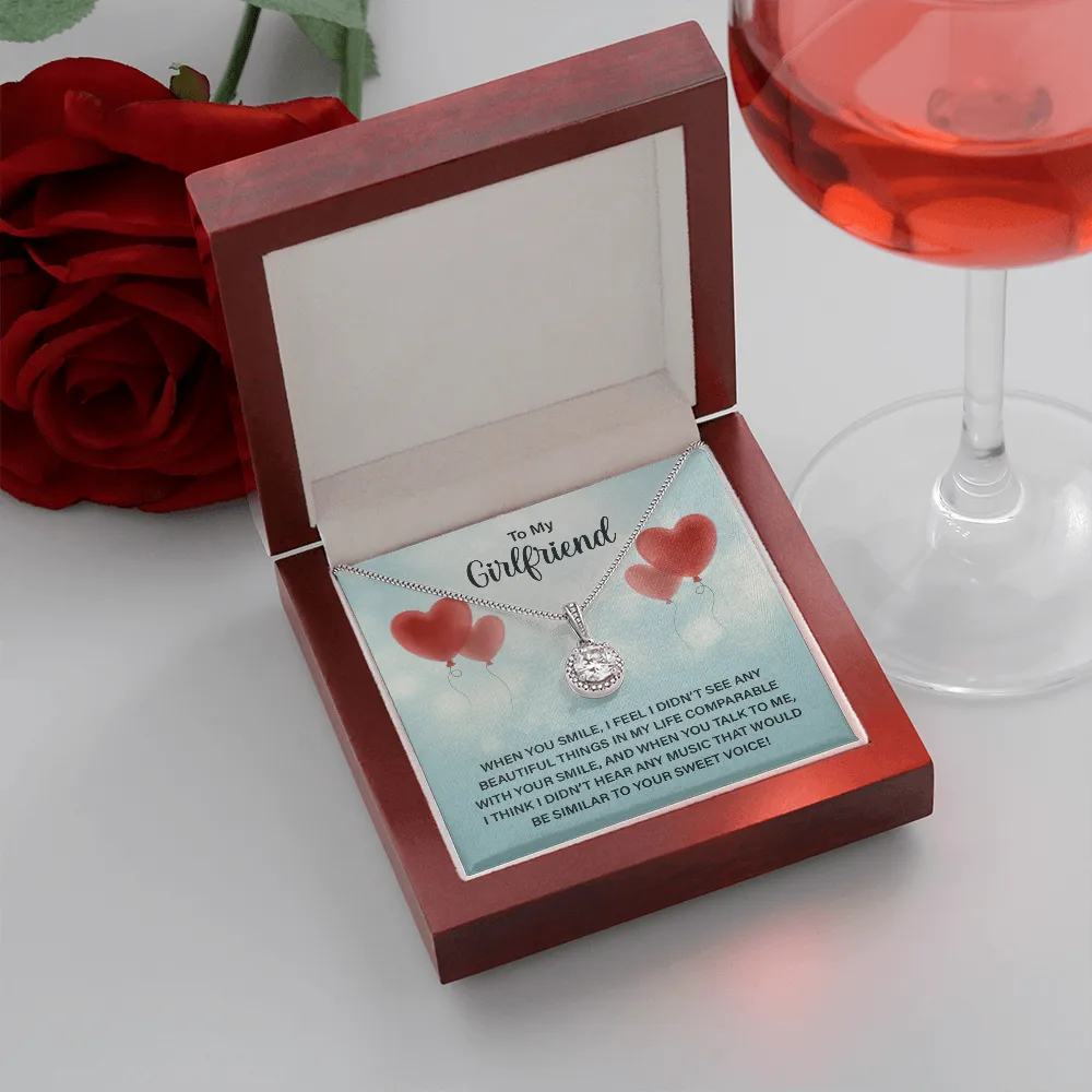 Nothing is comparable to your smile-Eternal Hope Necklace for Girlfriend