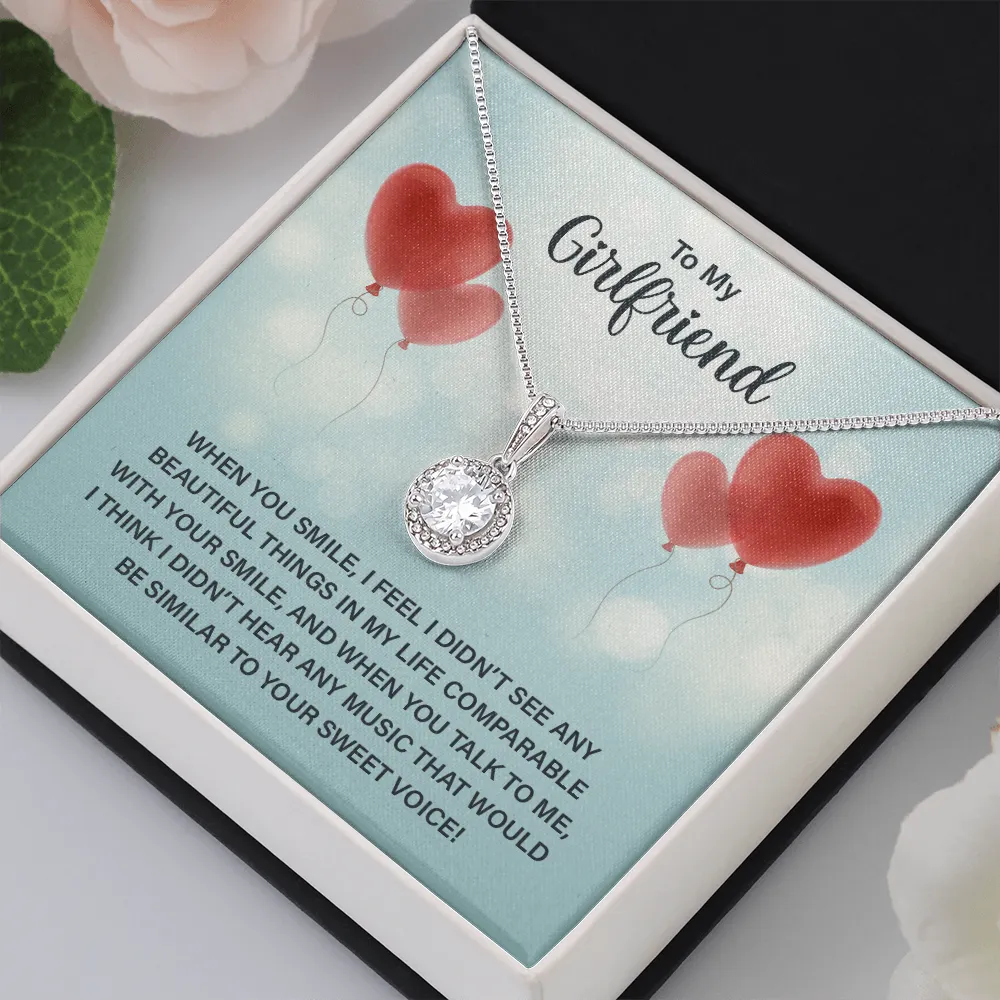 Nothing is comparable to your smile-Eternal Hope Necklace for Girlfriend