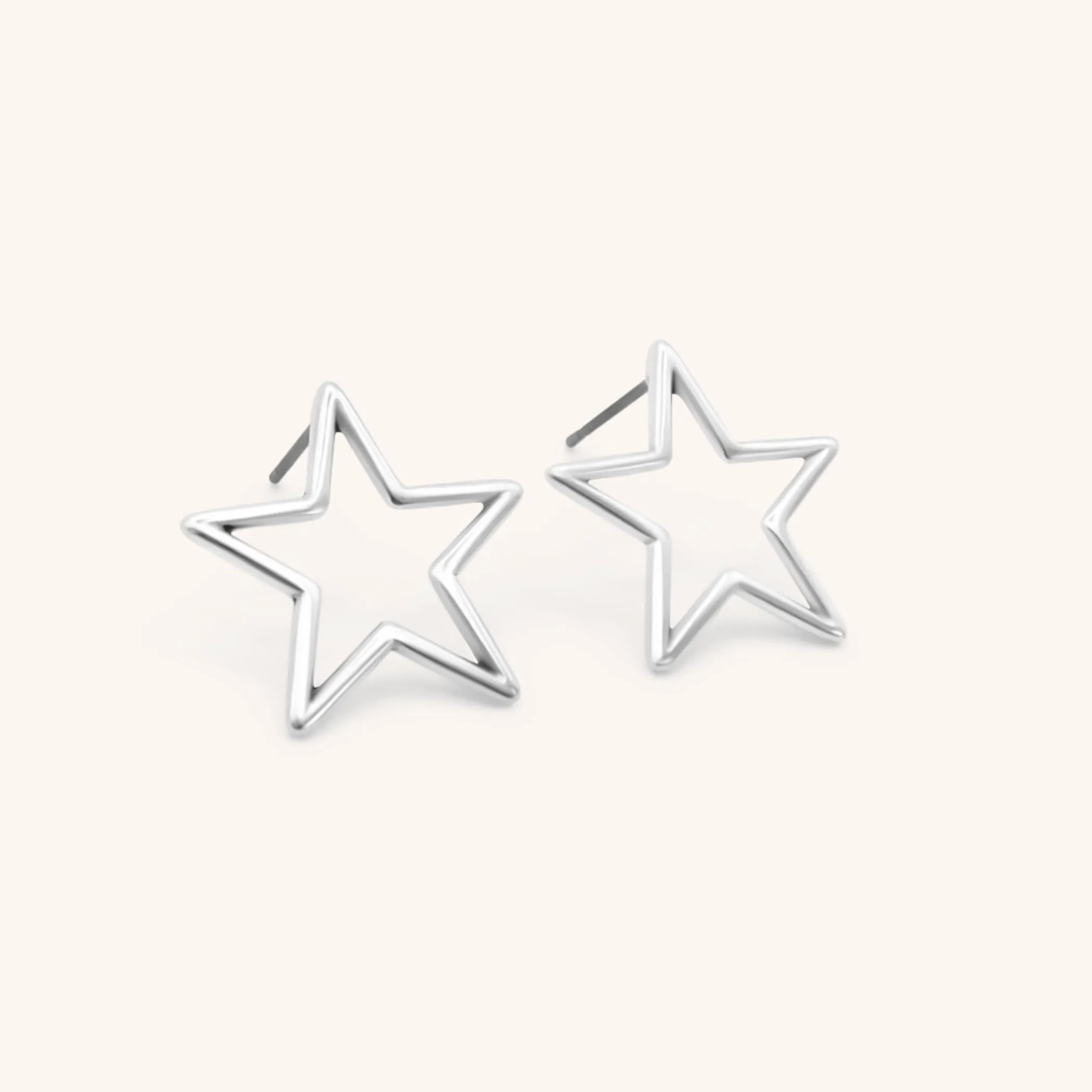 Novie Star Studs, Silver