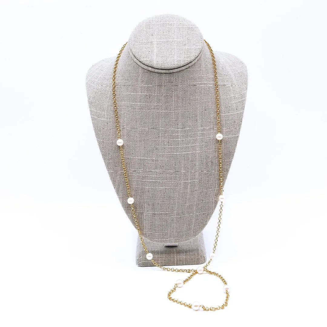 Olivia Necklace With Pearls