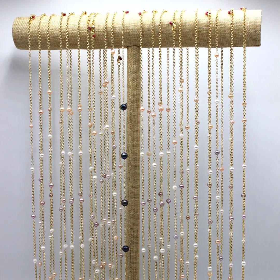 Olivia Necklace With Pearls