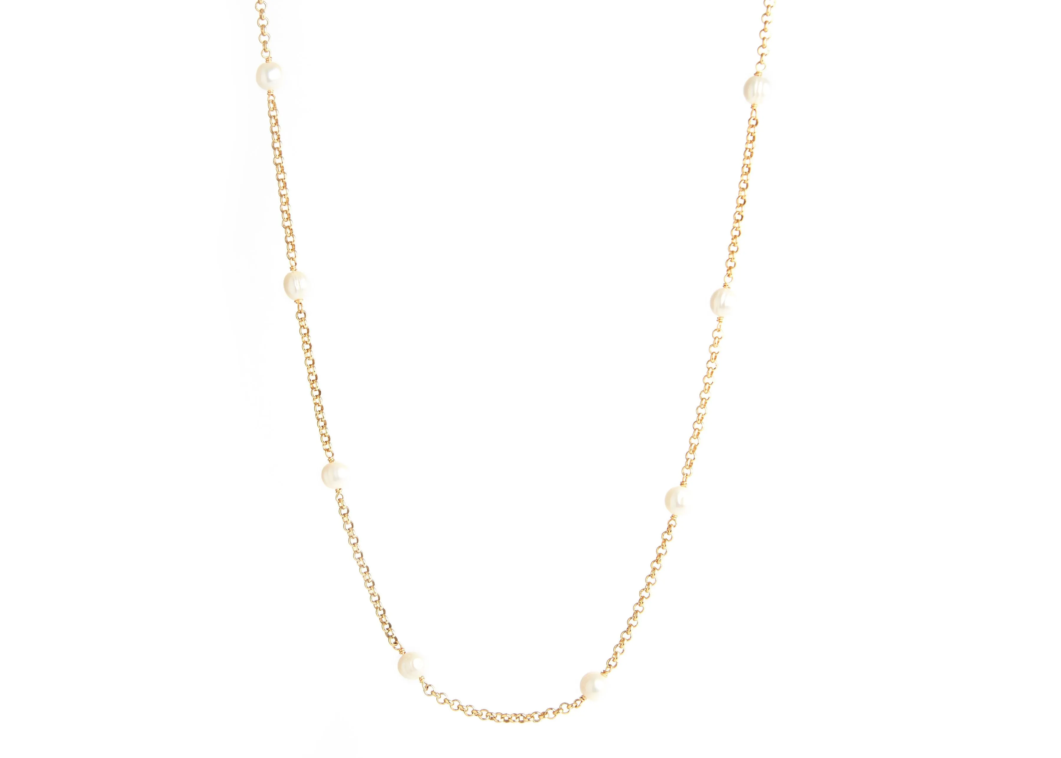 Olivia Necklace With Pearls