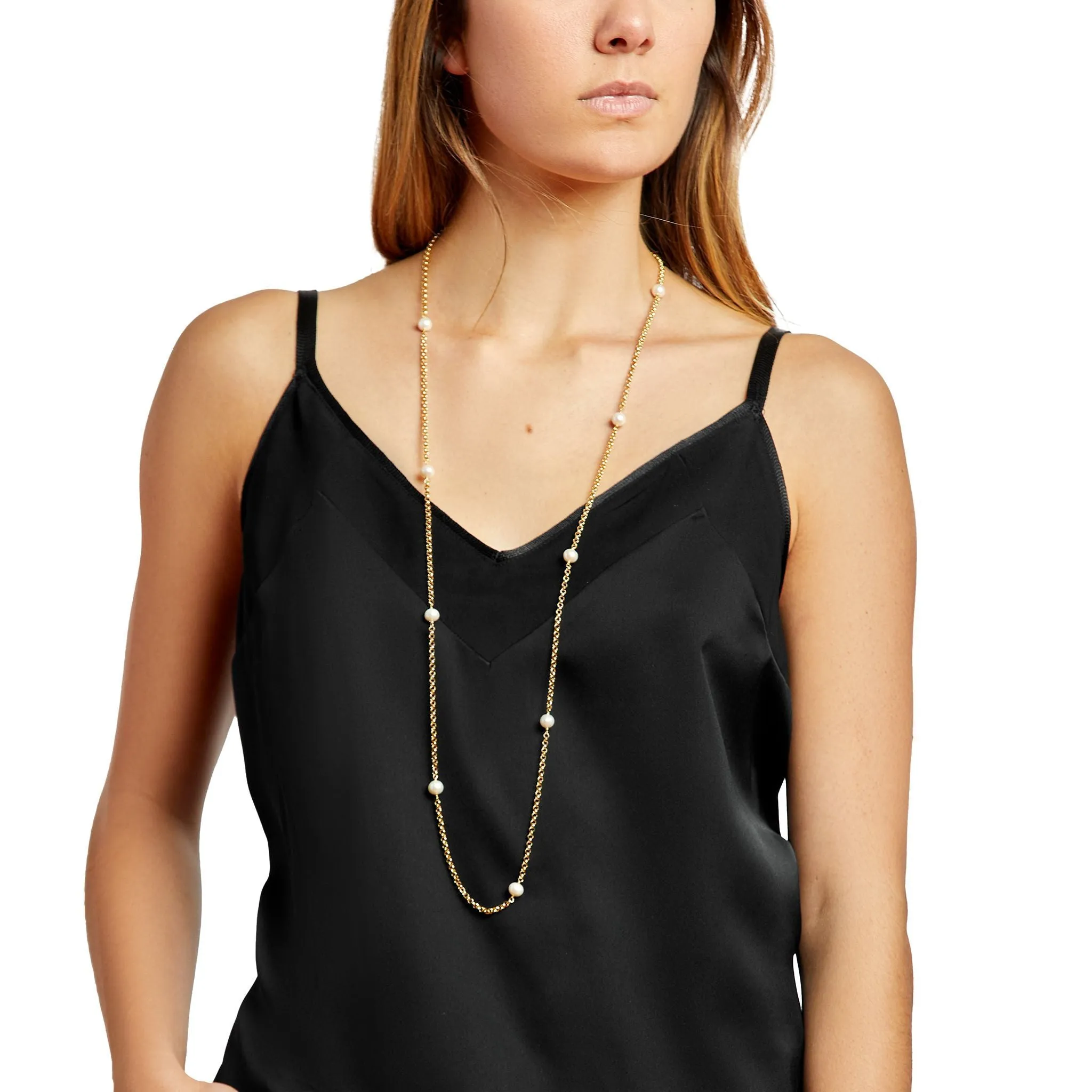 Olivia Necklace With Pearls
