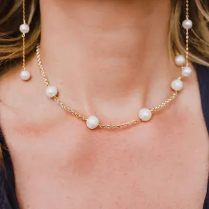 Olivia Necklace With Pearls
