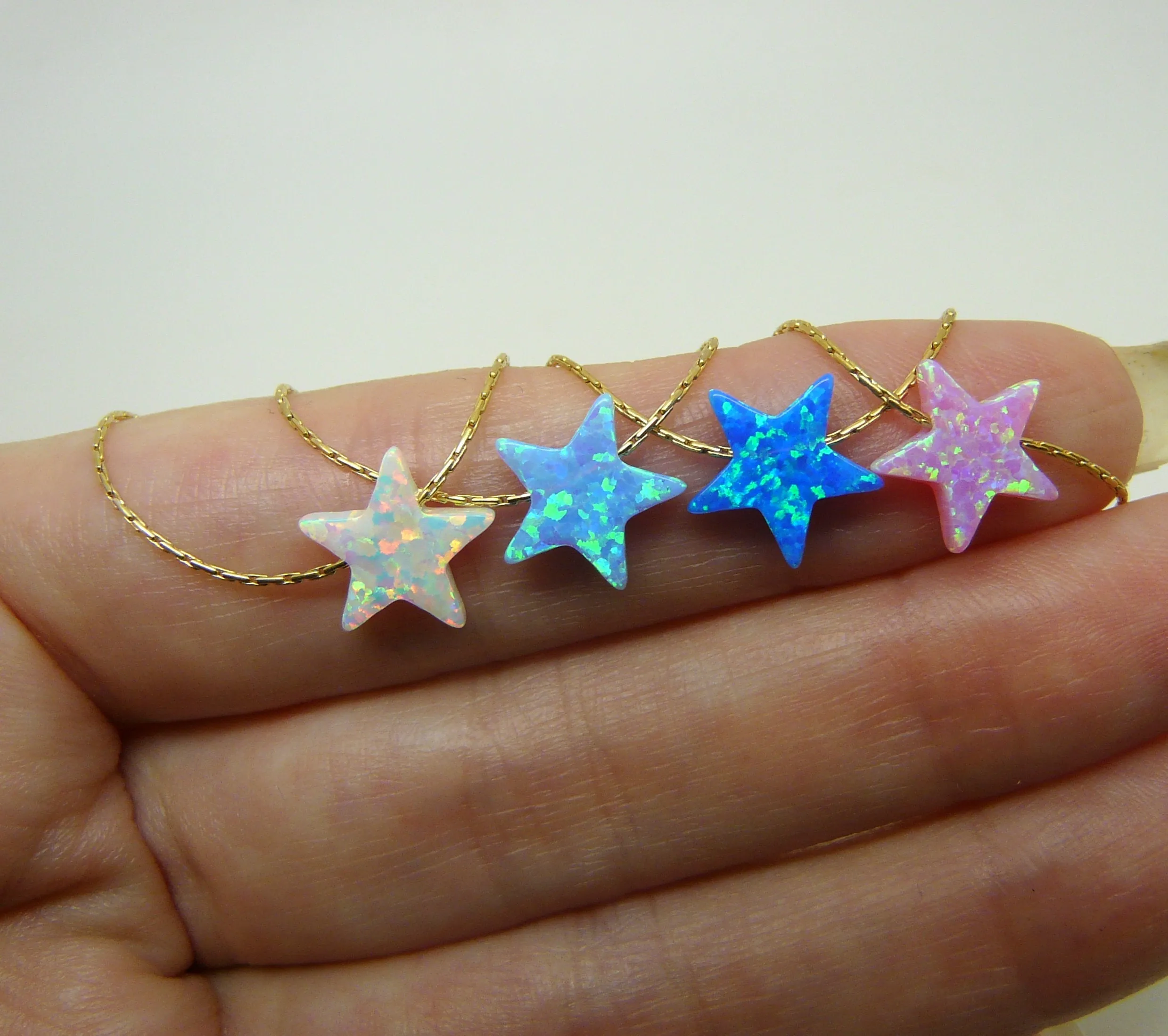 Opal Star Necklace – Shine Bright