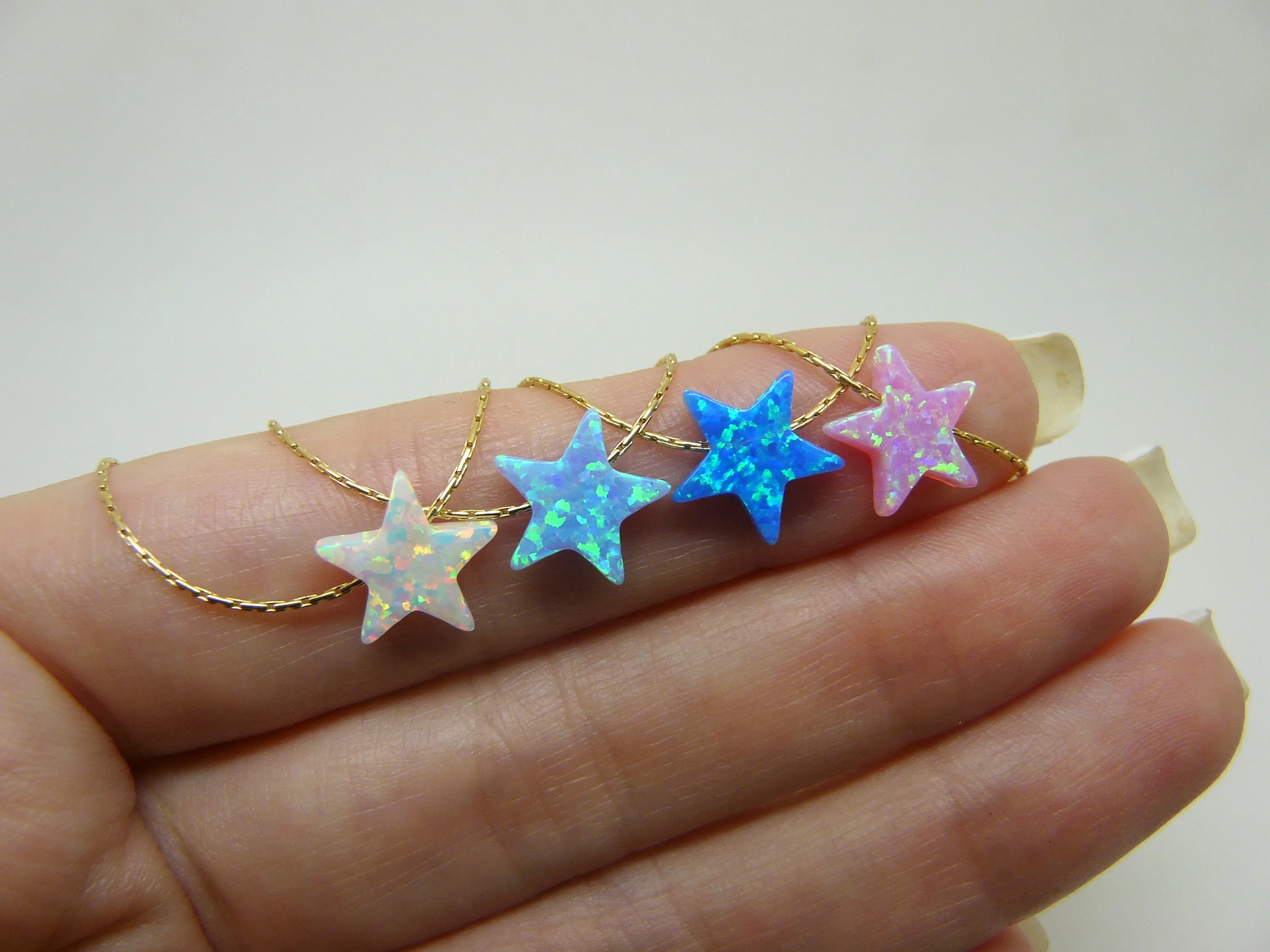Opal Star Necklace – Shine Bright