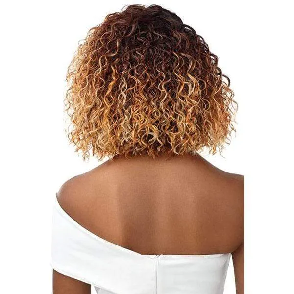 Outre Synthetic 5" Deep L-Part Swiss Wet & Wavy Lace Front Wig - JULISA