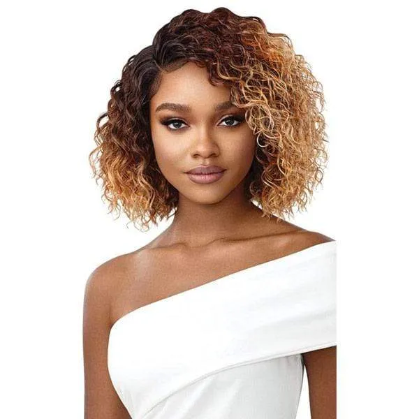 Outre Synthetic 5" Deep L-Part Swiss Wet & Wavy Lace Front Wig - JULISA