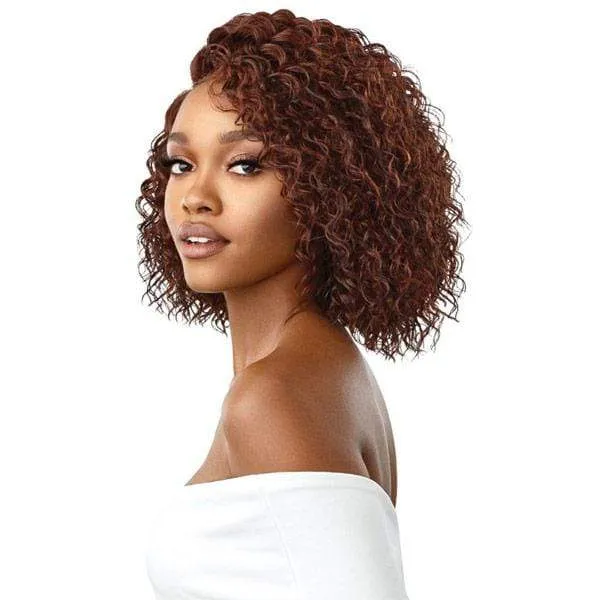 Outre Synthetic 5" Deep L-Part Swiss Wet & Wavy Lace Front Wig - JULISA