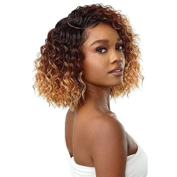 Outre Synthetic 5" Deep L-Part Swiss Wet & Wavy Lace Front Wig - JULISA