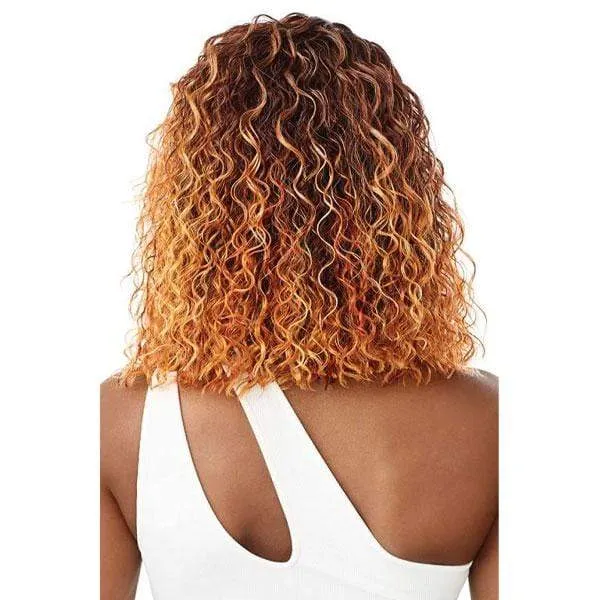 Outre Synthetic 5" Deep L-Part Swiss Wet & Wavy Lace Front Wig - LEENA