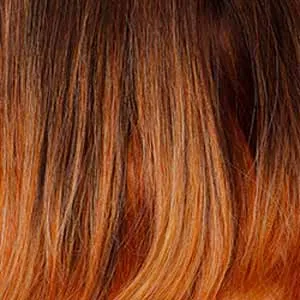 Outre Synthetic 5" Deep L-Part Swiss Wet & Wavy Lace Front Wig - LEENA