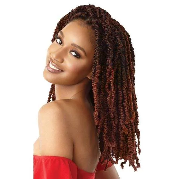 Outre Synthetic X-Pression Twisted Up Crochet Braid - WAVY BOMB TWIST 12-18"