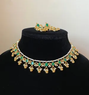 Pachi Kundan Necklace Set JP47