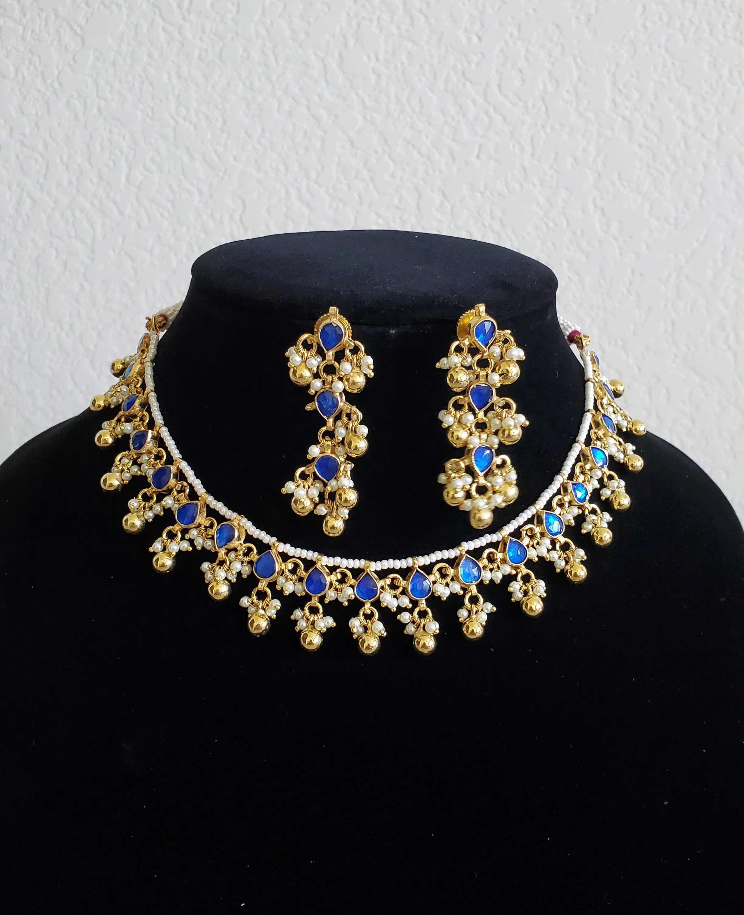 Pachi Kundan Necklace Set JP47