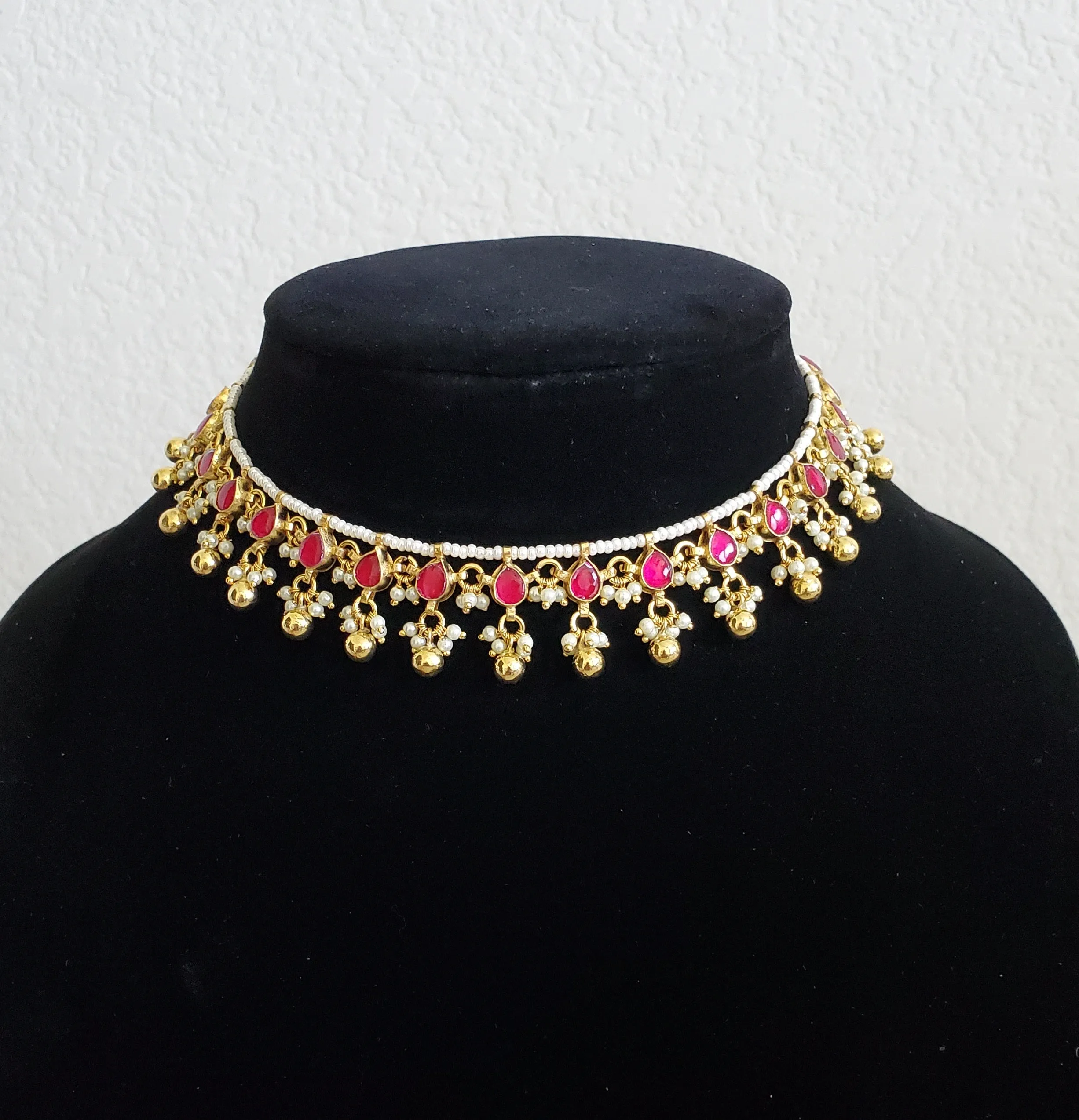 Pachi Kundan Necklace Set JP47