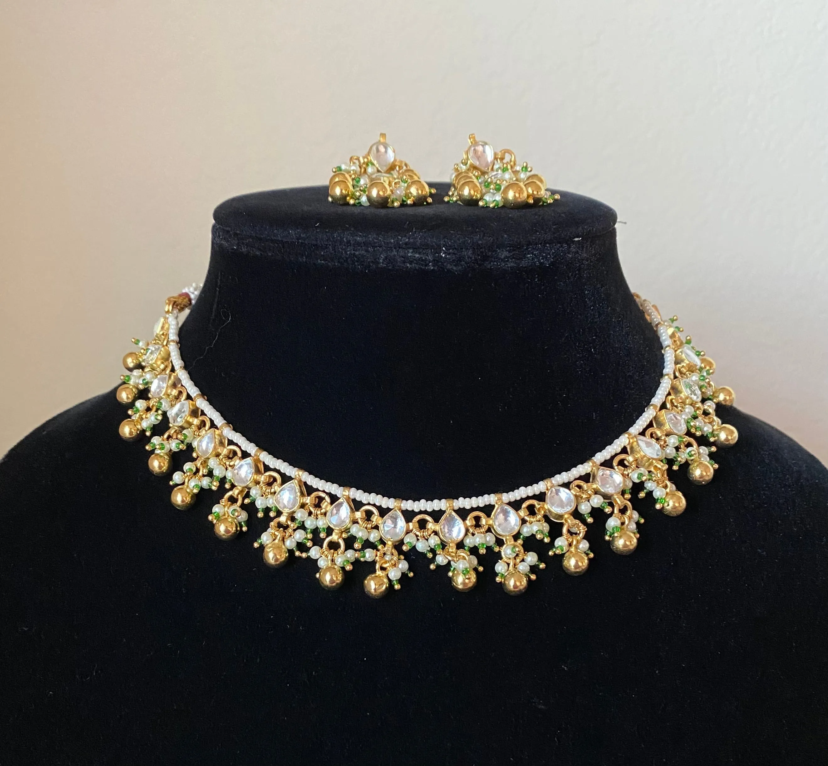 Pachi Kundan Necklace Set JP47