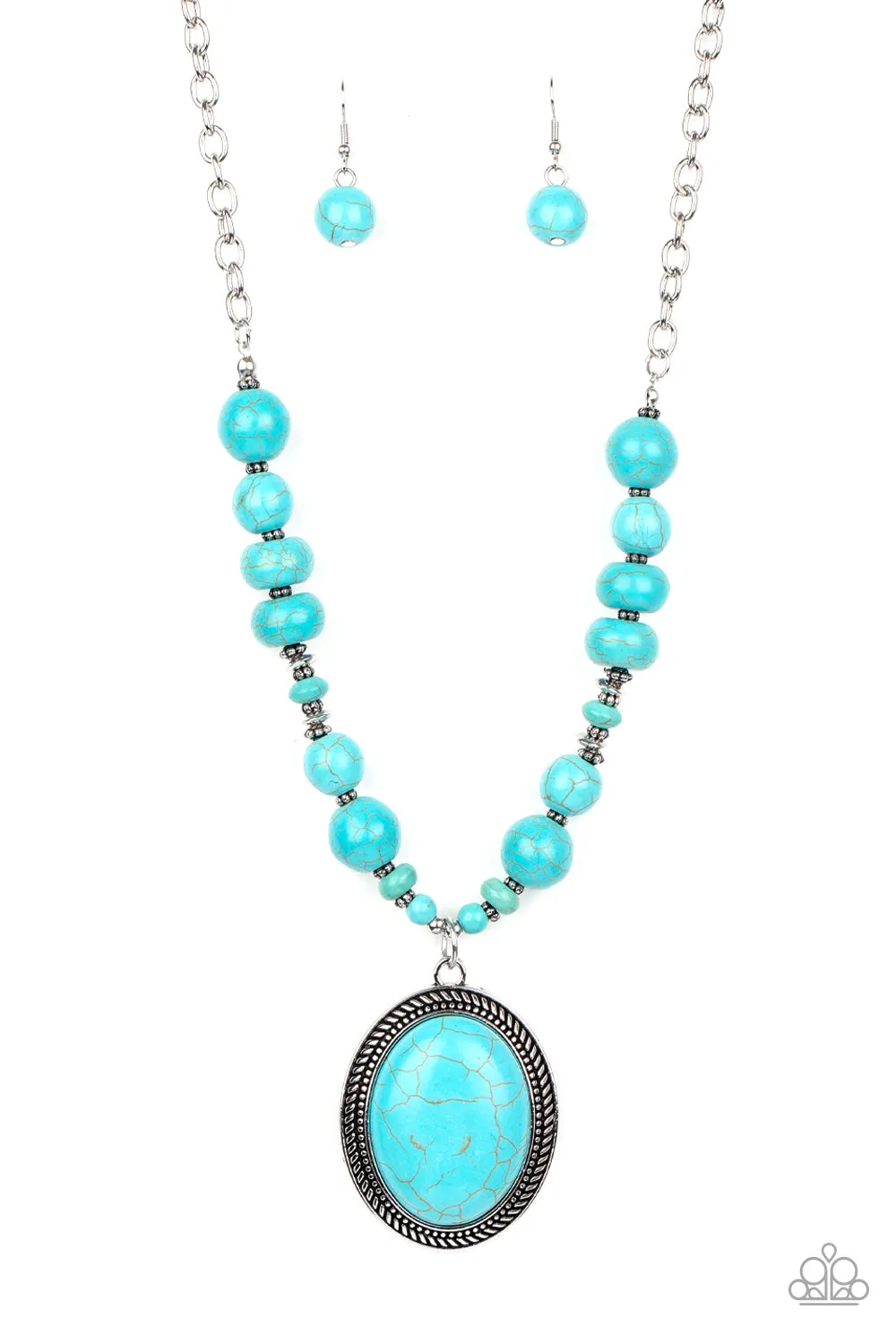 Paparazzi Home Sweet HOMESTEAD - Blue Necklace