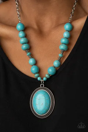 Paparazzi Home Sweet HOMESTEAD - Blue Necklace