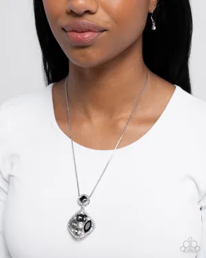 Paparazzi Pronged Princess - Black Necklace