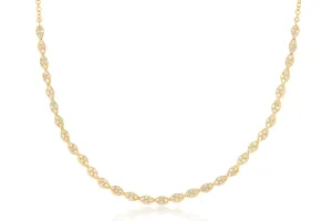 Pavé Diamond Marquise Necklace