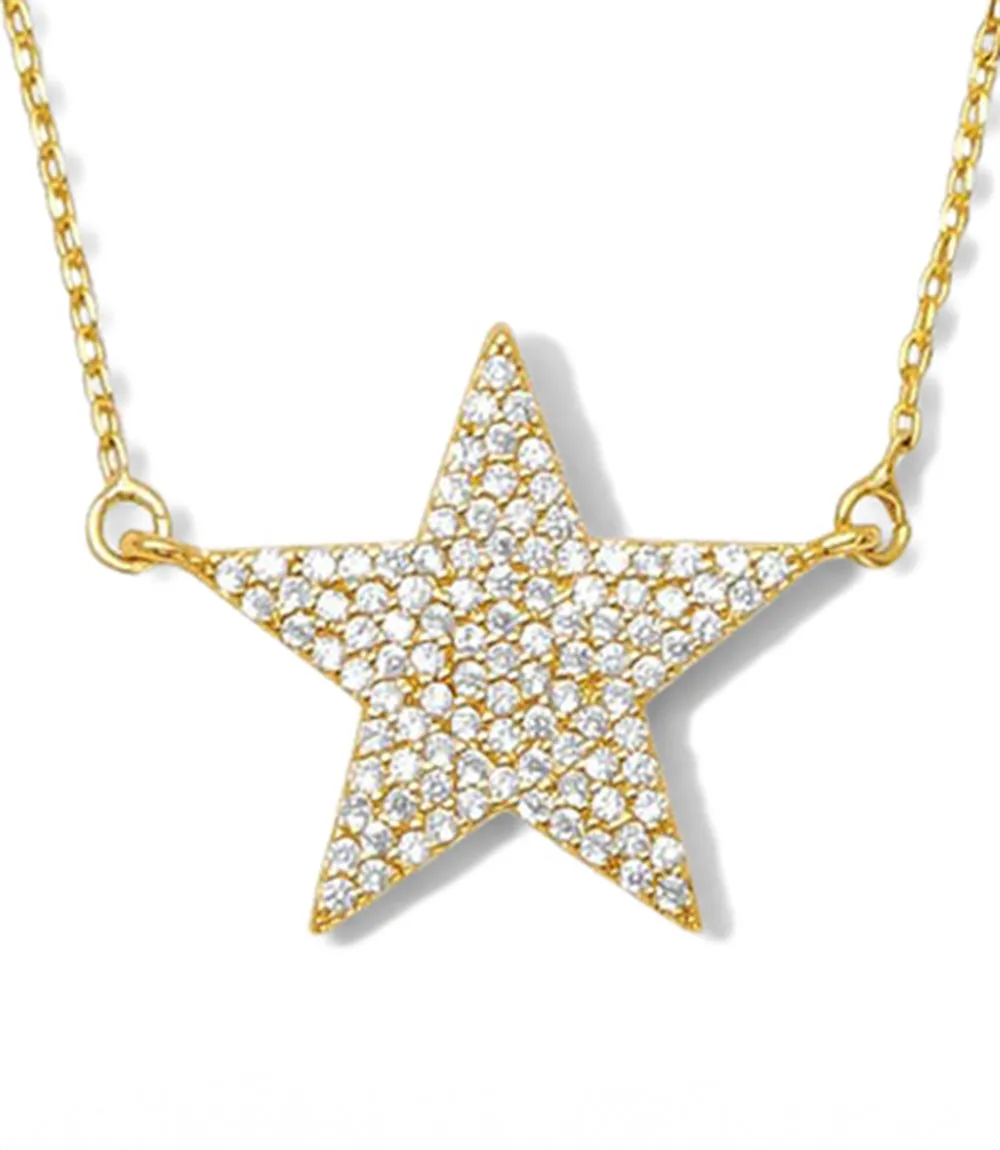 Pavé Star Necklace