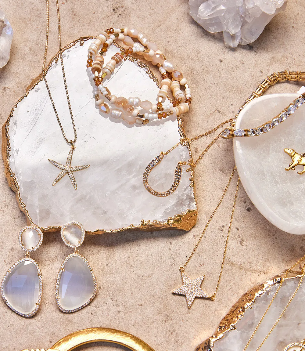 Pavé Star Necklace