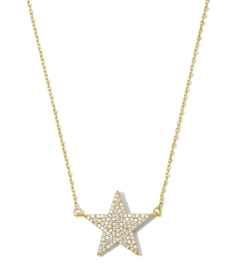 Pavé Star Necklace