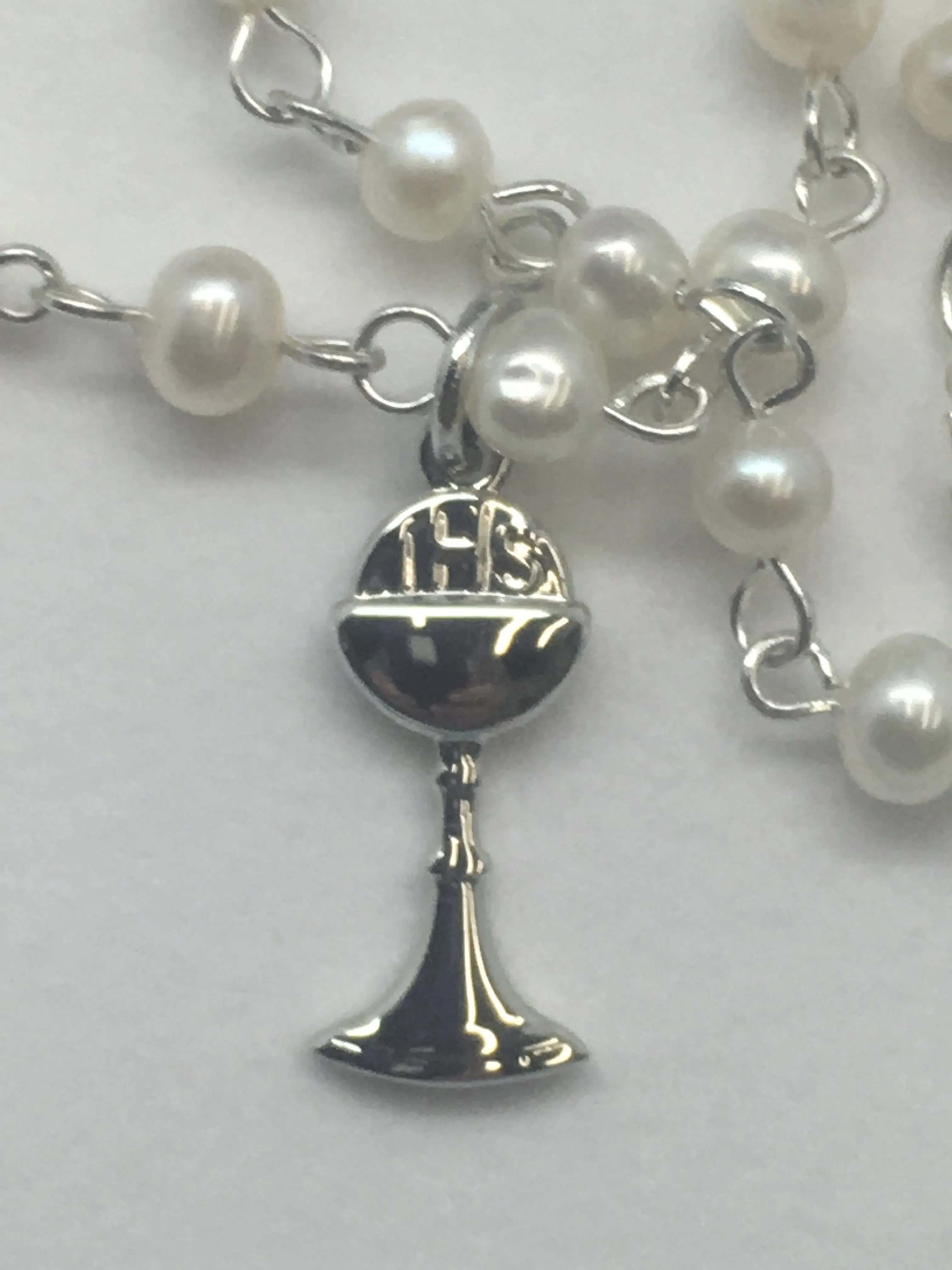 Pearl and Chalice Necklace (4mm)