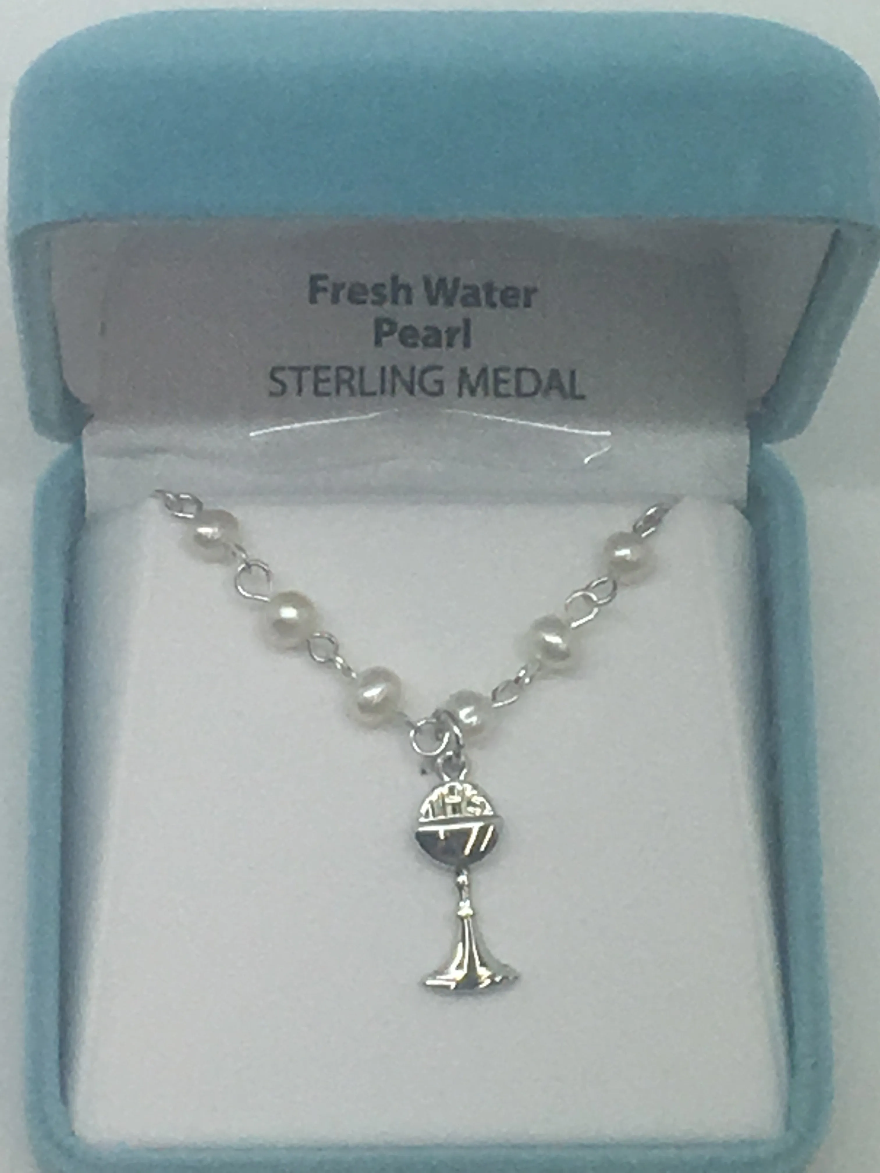 Pearl and Chalice Necklace (4mm)