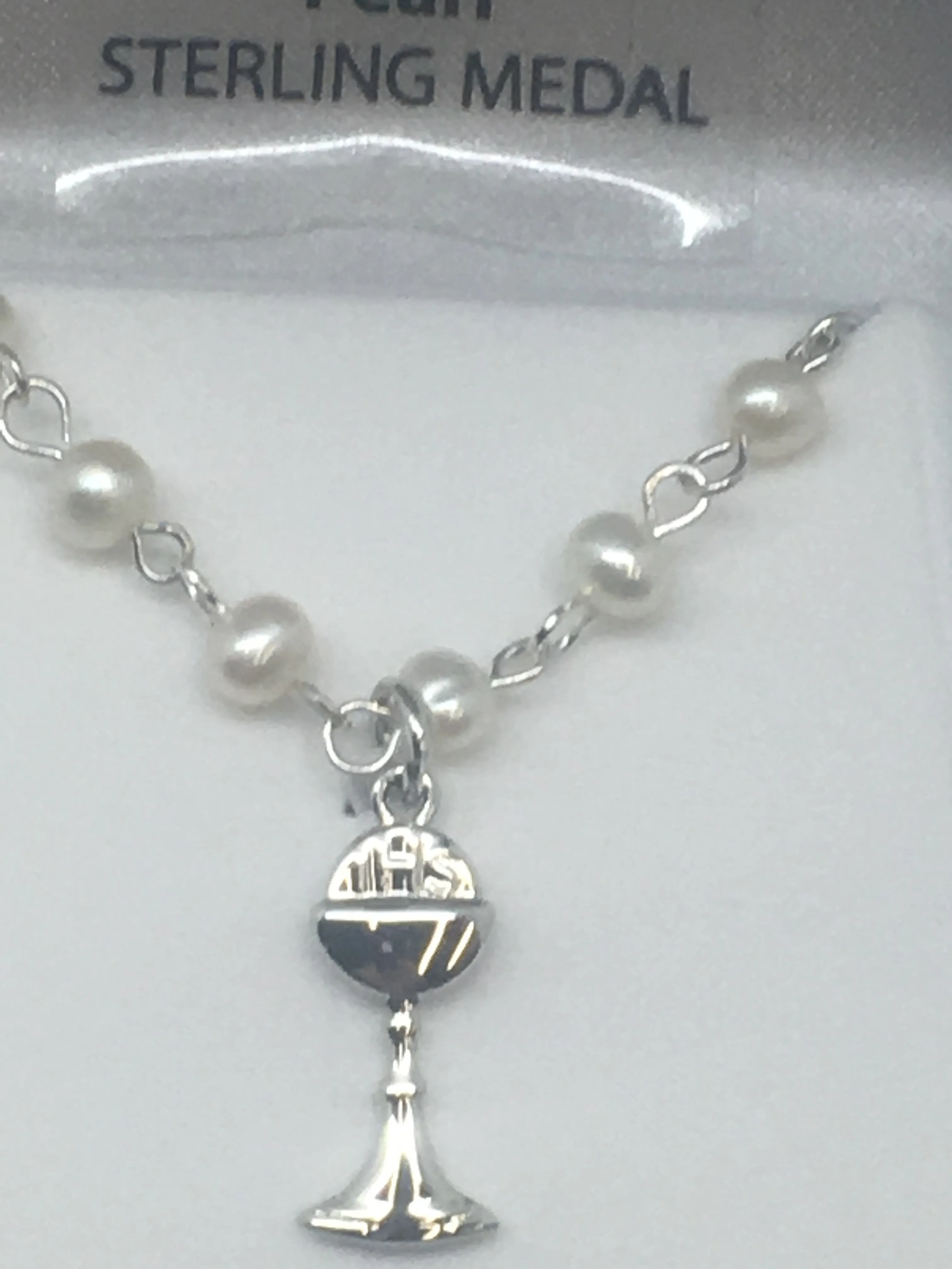 Pearl and Chalice Necklace (4mm)