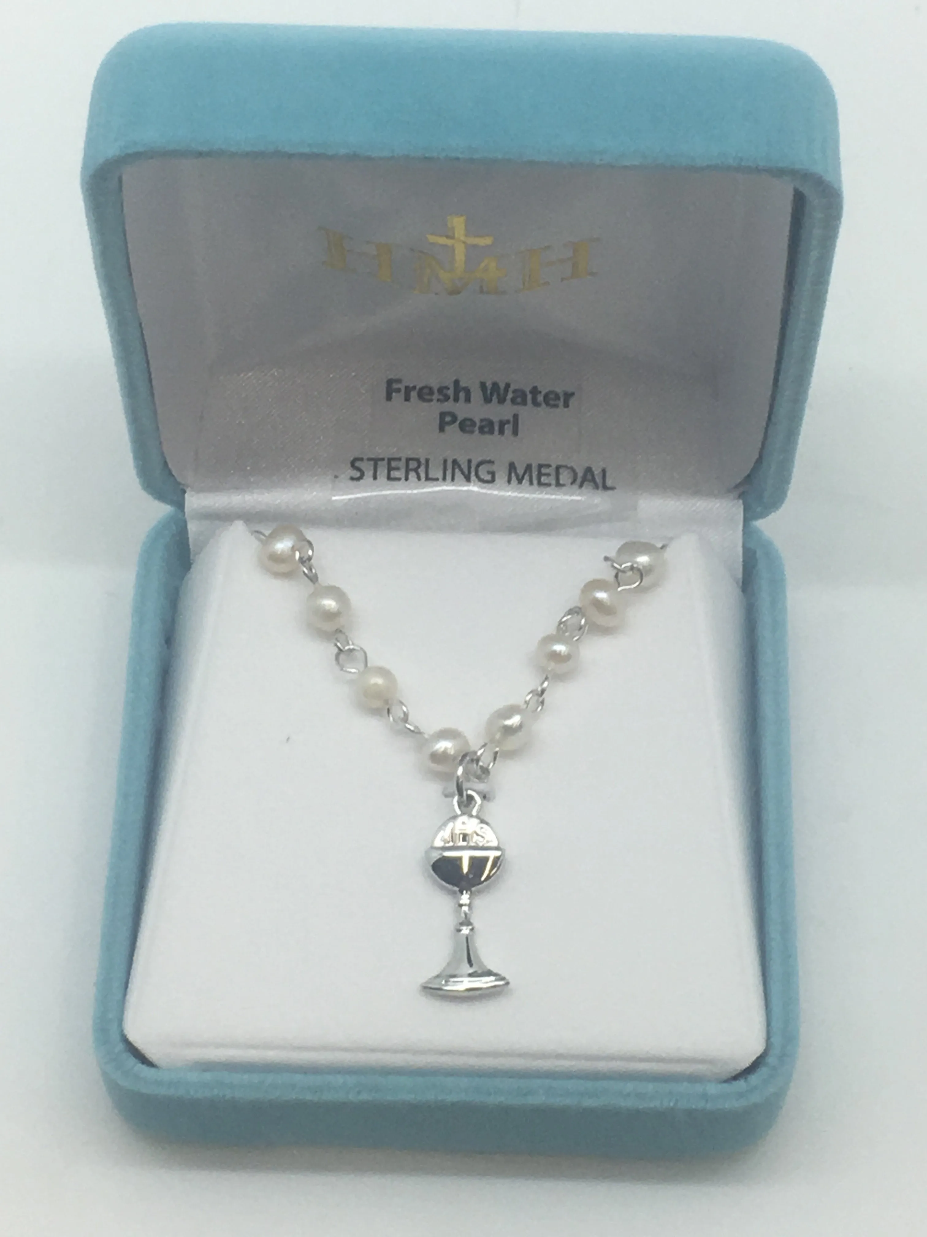 Pearl and Chalice Necklace (4mm)