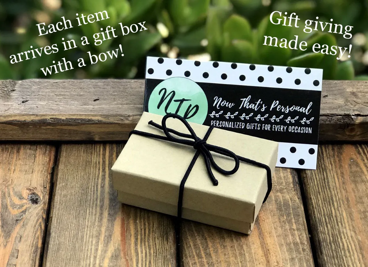 Personalized Stainless SONOGRAM Necklace