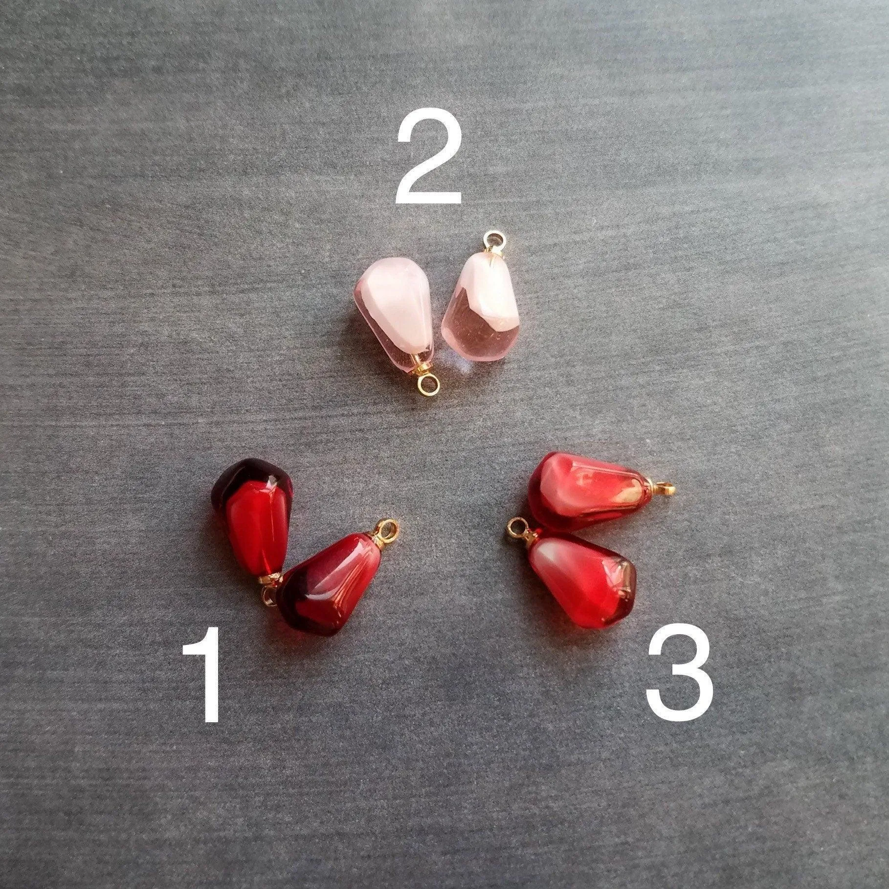 Pink Pomegranate Necklace, small light pink pendant, thin delicate chain, seed fruit necklace, fertility necklace, pomegranate seed charm