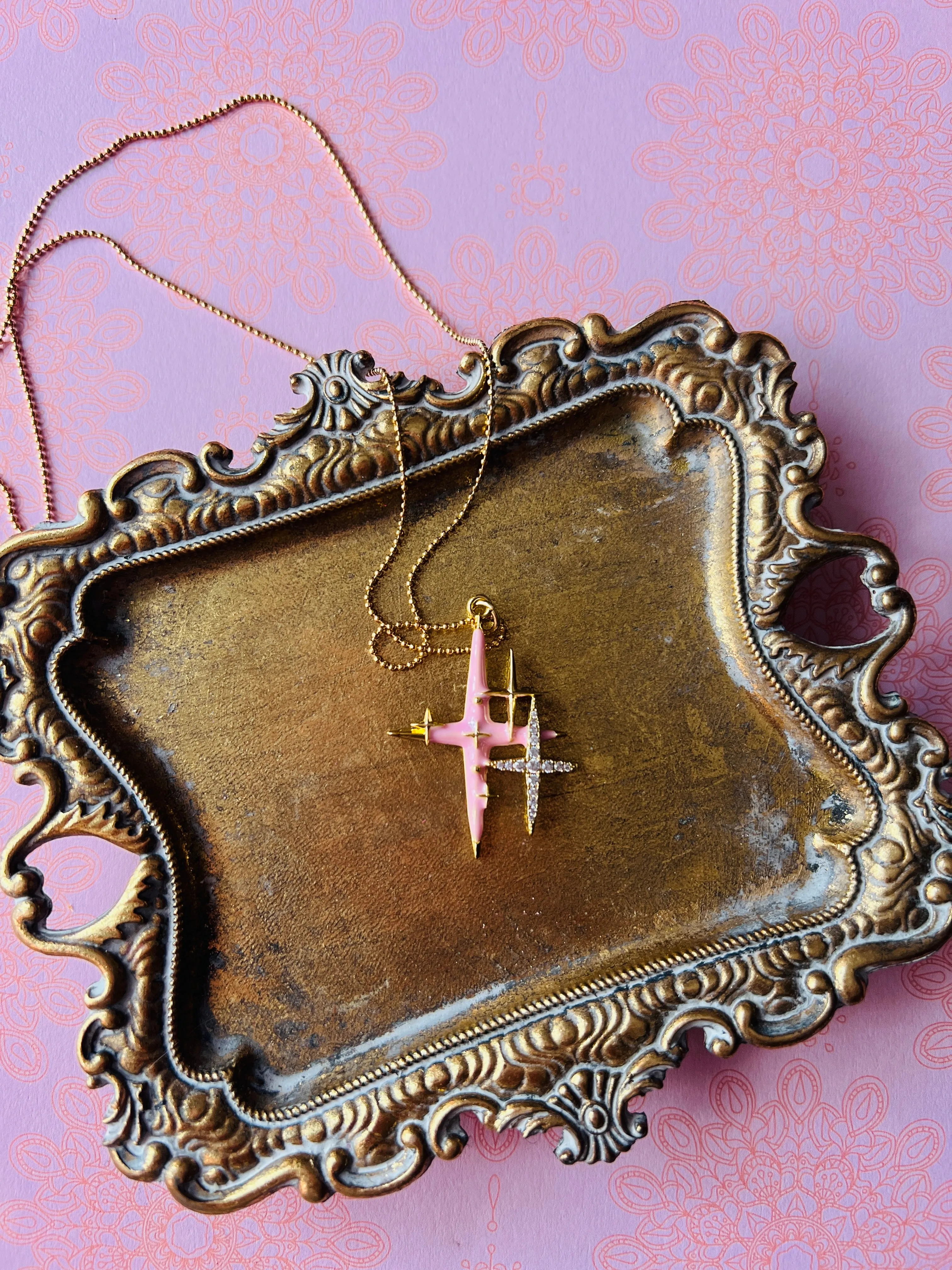 Pink Sparkle Necklace