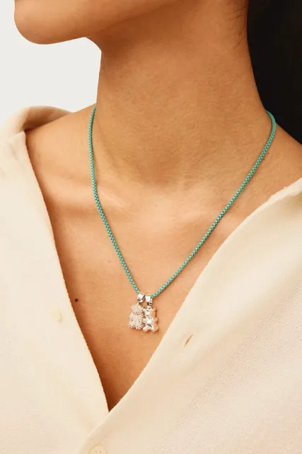 PLASTALINA ENAMEL CHAIN NECKLACE