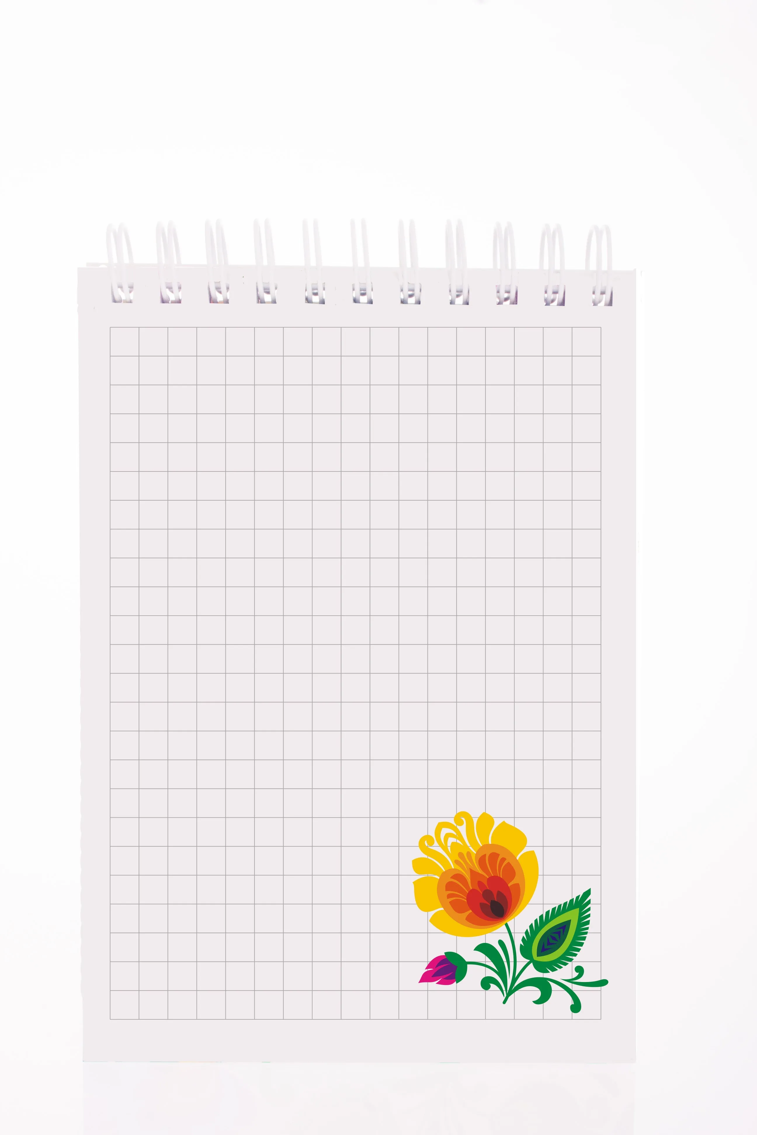 Polish Folk Art Small Spiral Notebook