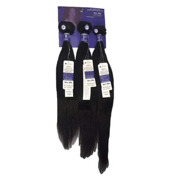QQ3 Straight - 95g Brazilian 7A (Wash upto 10 Times) 3PCS Bundle