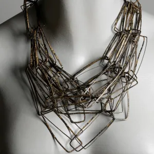 "Bronze Cluster Necklace"