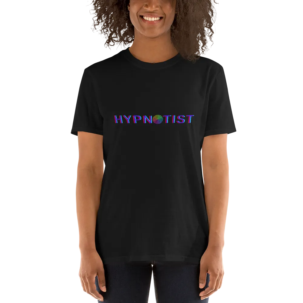 "HYPNOTIST" w/ Rainbow Spiral Short-Sleeve Unisex T-Shirt