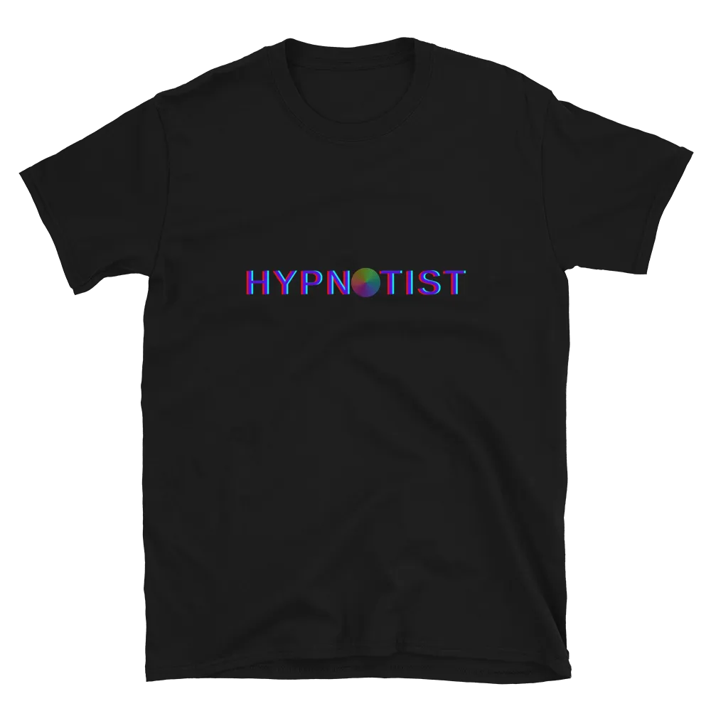 "HYPNOTIST" w/ Rainbow Spiral Short-Sleeve Unisex T-Shirt
