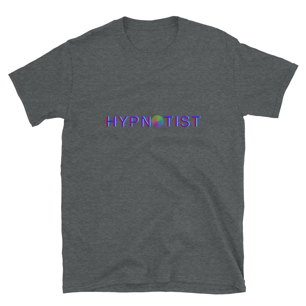 "HYPNOTIST" w/ Rainbow Spiral Short-Sleeve Unisex T-Shirt