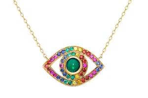 Rainbow Eye Necklace