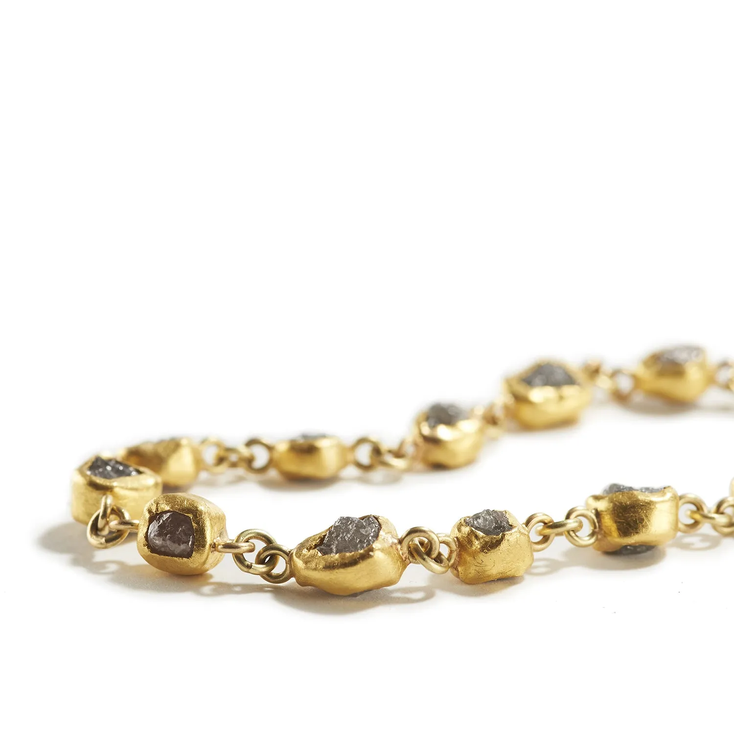 Raw Diamond Chain Necklace