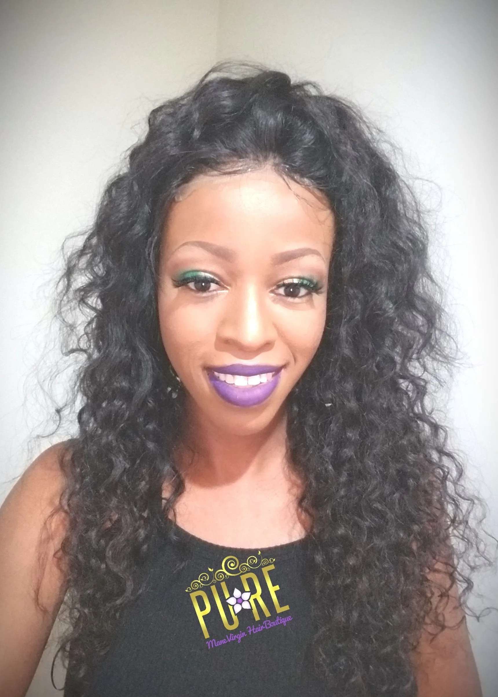 Raw Organic  Virgin Remy Indian Hair Straight /Wavy/ Curly